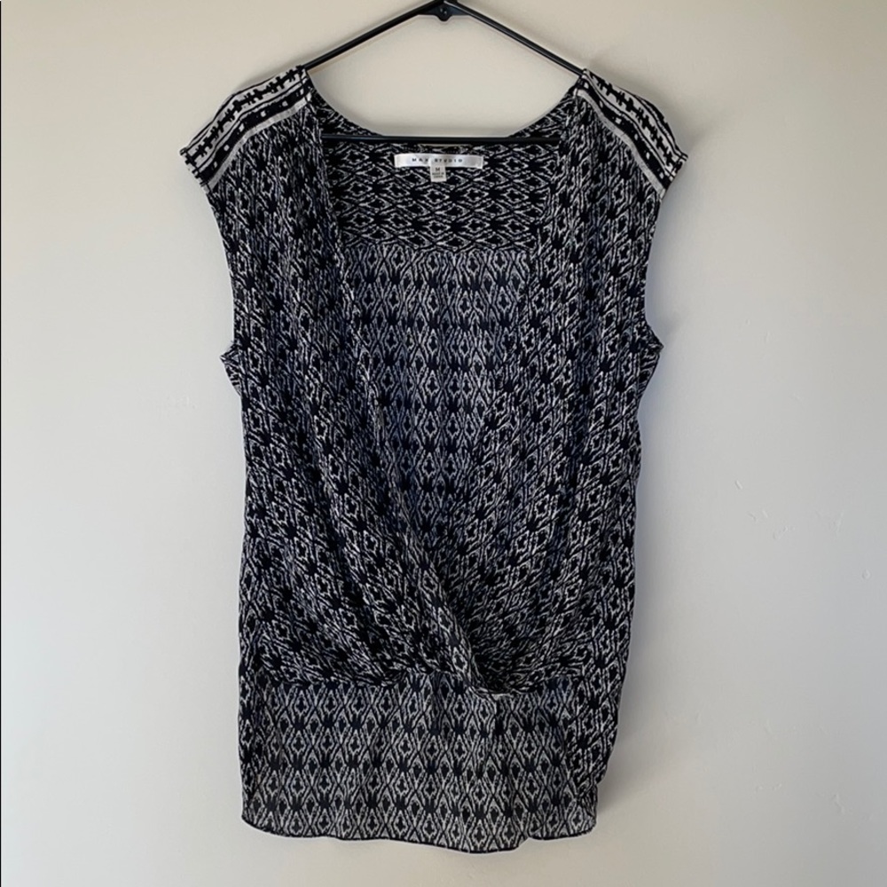 Max Studio Open Front Blouse
